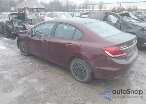 2014 Honda Civic Lx z USA, uszkodzony, nr VIN 2HGFB2F55EH500372